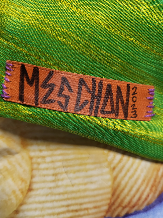 Okinawa Gold clutch - Kanchipuram Series - 1of1